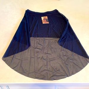 NWT Elevee Dancewear Dramatic High-Low Skirt